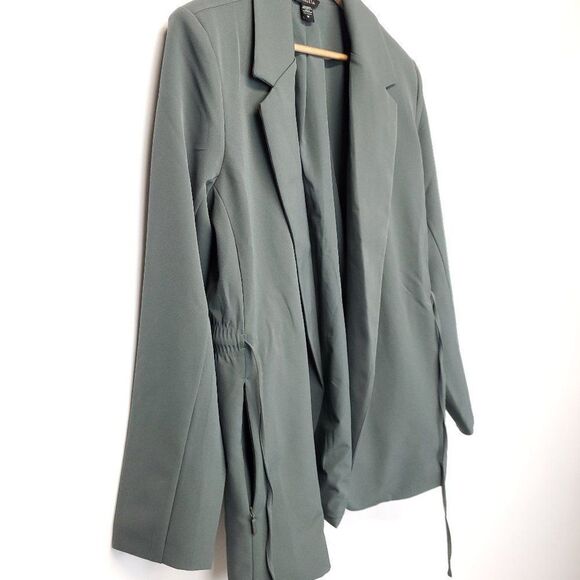 Athleta Endless Primatwill Blazer in Sage Green Size 10 - Picture 7 of 14